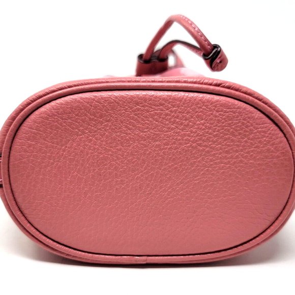 Coach Mini Dempsey Signature Jacquard with Stripe and Patch Bucket Bag C8322 - Picture 8 of 10